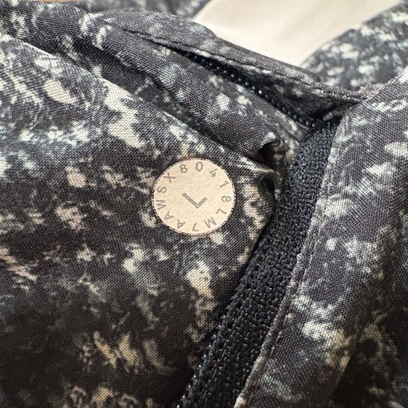 Lululemon Mens T.H.E. Shorts Drawstring Waist Bleached Herringbone Black Size L - Picture 6 of 7